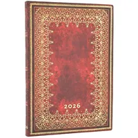 Paperblanks ltd. 12-Monatskalender. 2026 Gold Midi Horizontal