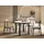 WFL GROUP Corin Ø 100-176 x 76 cm schwarz/weiß