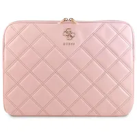 GUESS GUCS14ZPSQSSGP 14" różowy/pink Quilted 4G (14"), Notebooktasche, Rosa