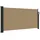 vidaXL Seitenmarkise 100 x 500 cm Schwarz Polyester