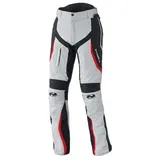 Held Link Damen Motorrad Textilhose, grau-rot, Größe M