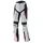 Held Link Damen Motorrad Textilhose, grau-rot, Größe M