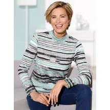 Classic Basics Stehkragen-Shirt grau 52