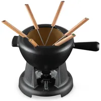 Le Creuset Fondue-Set Schwarz Matt Mode