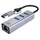 Conceptronic ABBY25G USB zu Gigabit-Netzwerkadapter mit 3-Port-USB-Hub