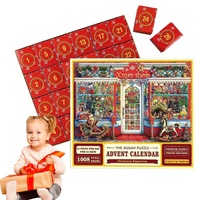 ulapithi Adventskalender-Puzzles - Weihnachtspuzzles Advent - Weihnachtliche Hochzeitsgeschenke für Kinder und Kinder