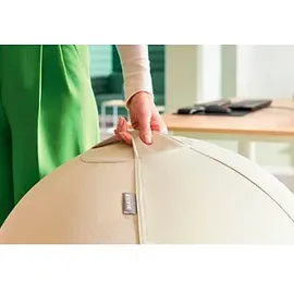 Leitz Sitzball Grau 55 cm