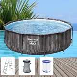 Bestway Steel Pro MAX Swimming Frame Pool Schwimmbad Schwimmbecken Gartenpool