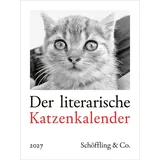 Schöffling Der literarische Katzenkalender Wandkalender 2027 DIN A4 hoch