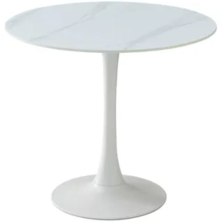 Stolkom Esstisch »Josh Esszimmertisch rund Keramik, marmoriert, BxH 90x75 cm, Esszimmer, Tische, Esstische, Esstische rund