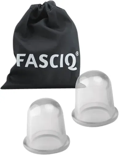 FASCIQ FASCIQ®️ Silicone Cupping Set – 2 Cups Small - Silikon