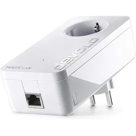 devolo Magic 2 LAN Starter Kit, LAN Powerline Adapter: bis zu 2.400 Mbit/s, 1x Gigabit LAN Anschluss, ideal für Homeoffice, dLAN 2.0, weiß
