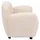 Mendler Sessel HWC-P33 Chenille 86 x 77 x 56 cm Creme