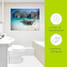 ARTland Maya Bay, Koh Phi Phi Leh, Thailand", blau (farbe bild(er): blau), B:125cm H:50cm, Bilder, in verschiedenen Größen
