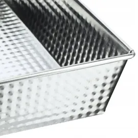 Kadax rechteckige Backform, "Imperia", Kuchenbackformen, Kastenform, Wärmeverteilung, 40 cm, Silber