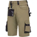 AS Arbeitsschutz GmbH NITRAS MOTION TEX PRO FX, Arbeitshose, kurz khaki / schwarz 60