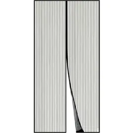 luxuskollektion Fliegengitter Tür Insektenschutz Magnet 120 x 220 cm Schwarz