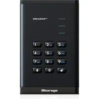 iStorage diskAshur3 SSD 1TB - Black (1000 GB), Externe SSD, Schwarz