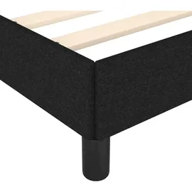 vidaXL Bettgestell 90 x 200 cm Schwarz