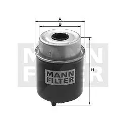 Mann-filter Kraftstofffilter [Hersteller-Nr. WK8126]