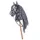 HKM Steckenpferd Hobby Horse Spielzeugpferd Grau