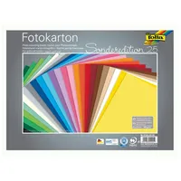 Folia Fotokarton Mix 25 x 35 cm 300 g/qm 25 Blatt mehrfarbig