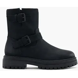 Bikerboots - Damen - schwarz