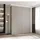 abiks möbel Drehtürenschrank COMO 190 x 245,5 x 40 cm Gold