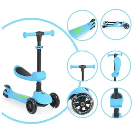 Moni Kinderroller 2 in 1 Blau