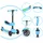 Moni Kinderroller 2 in 1 Blau