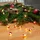 LINDBY LED-Lichterkette Batterie 3 m Rot