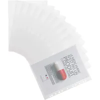 Tarifold 510230 Dokumententasche | Klettverschlusstaschen mit Abheftrand VE=12 Stück