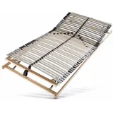 Lattenrost Premium, Beco, Kopfteil manuell verstellbar, Fußteil manuell verstellbar, 42 flexible Federleisten 90 cm x 200 cm x 7,5 cm