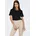ONLY ONLPARKER S/S O-NECK BLING TOP BOX JRS Damen Gr