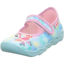 superfit Mädchen Bubble Hausschuhe 1-006271, Türkis Mehrfarbig 8420, 25 EU