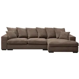 kaiser möbel Eckcouch Stoff L-form 2-Sitzer Braun