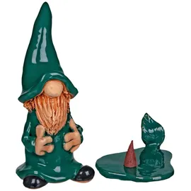 Crottendorfer Räucherkerzen Keramik-Räucherfigur Wichtel 18 cm