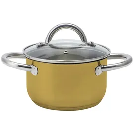 Echtwerk Gold-edition Topf-Set 8-tlg. 3 x Kochtopf  + Stielkasserolle + Bratpfanne