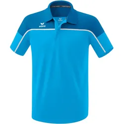 erima Change Poloshirt Herren curacao/mykonos/weiß S