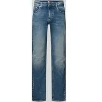 Slim Fit Jeans aus Baumwoll-Mix Modell 'SCANTON SLIM', Blau, 31/32