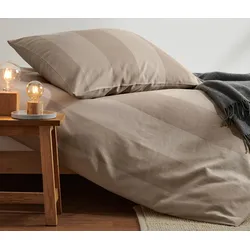 Tchibo - Premium-Edelflanell-Bettwäsche - taupe