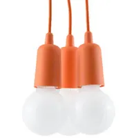 Sollux SL.0585 Pendelleuchte DIEGO 3 orange