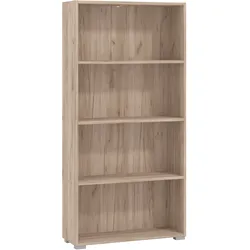 Aktenregal INOSIGN "Tomar 4", grau (grau eiche), B:70cm H:142cm T:24,5cm, Regale, Bücherregal