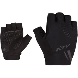 Fahrradhandschuhe ZIENER "CAITLIN", Damen, Gr. 6, schwarz, Kunstfaser, Handschuhe