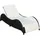 furnicato Sonnenliege 200 x 73 x 45 cm Schwarz