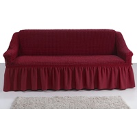 Sofahusse Sofabezug Sesselbezug elastische Sofahusse mit Schaumstoff-Ankern SF, My Palace, Neues Wohngefühl mit Premium Sofabezügen rot