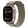 GPS + Cellular 49 mm Titangehäuse natur, Alpine Loop olive S