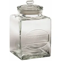 Maxwell & Williams Olde English Vorratsdose breit, 2,5 l, Glas transparent