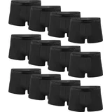 Vincenzo Rosso 12er Pack Boxershorts - Hipster L anthrazit - Dunkelgrau - L