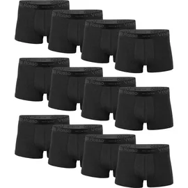 Vincenzo Rosso 12er Pack Boxershorts - Hipster L anthrazit - Dunkelgrau - L